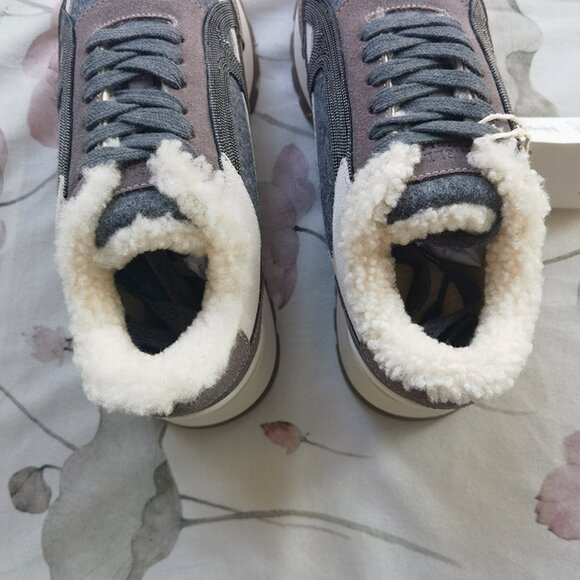 Brunello Cucinelli Fleece-Lined Casual Sneakers - Picture 6 of 7